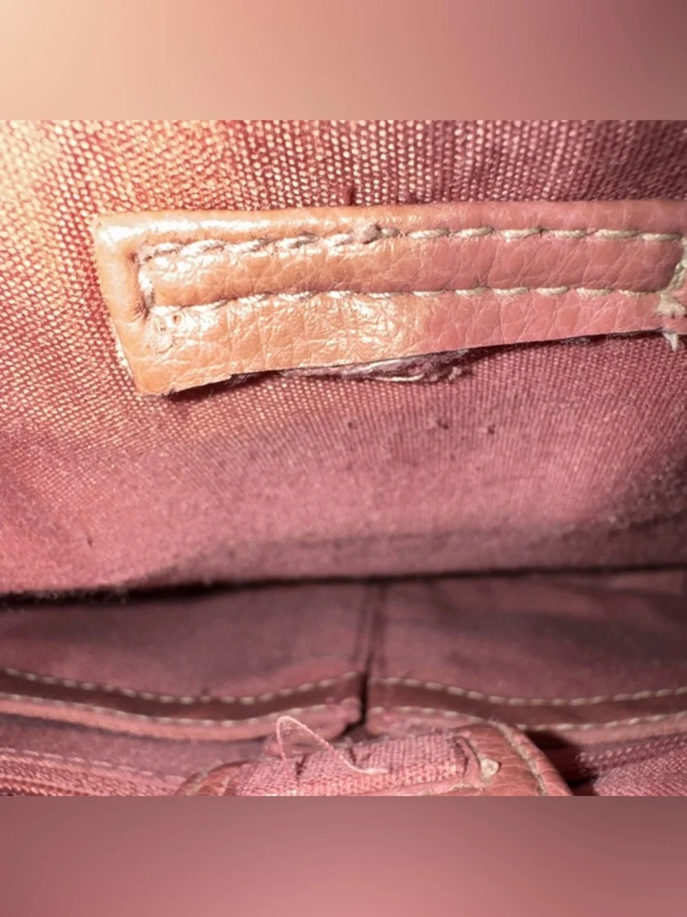 Rosetti Shoulder Bag Dusty Rose Pink Silver Accents Flawed